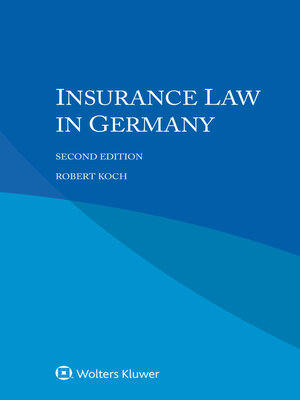 cover image of Insurance Law in Germany